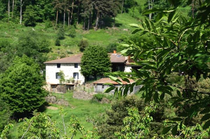 Gîte pour 9 personnes, avec jardin à Bourg-Argental