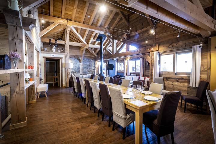 Chalet pour 19 personnes, avec balcon/terrasse, animaux acceptés dans La Plagne - 2