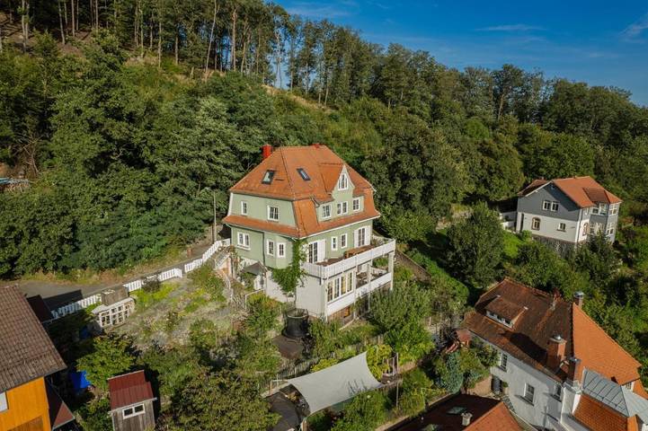 Ferienwohnung für 6 Personen, mit Balkon und Terrasse sowie Garten und Sauna in Lindenfels