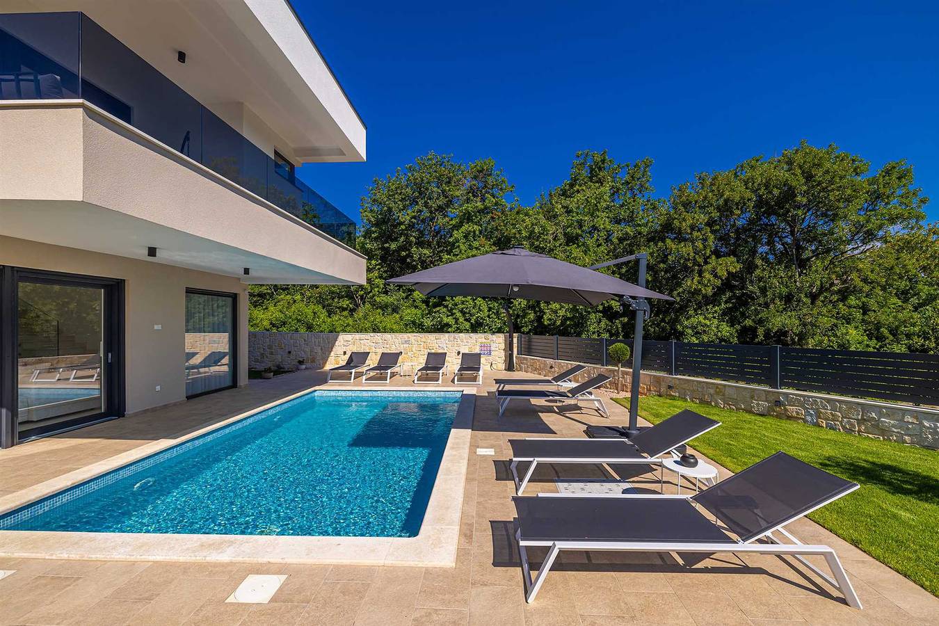 Ferienhaus Olive Blue mit privatem Pool in Omisalj, Krk