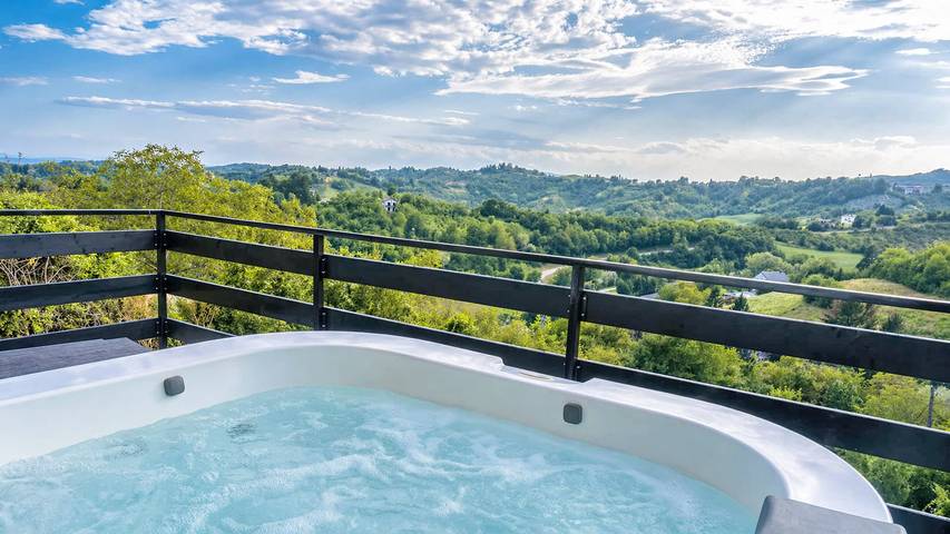 Ferienhaus für 8 Personen, mit Garten