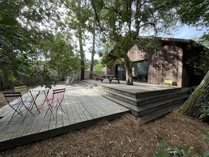 Villa 8 Pers nahe Lagune, WLAN, Haustiere erlaubt, Parkplatz in Soustons, Côte d’Argent