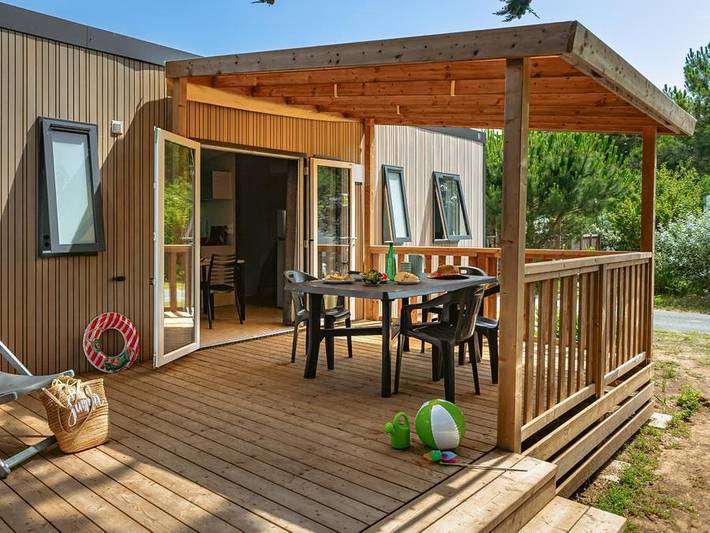 Camping Les Peupliers - Mobilheim 6 personen - Familie Clim 6 Personen in La Flotte, Ile de Re