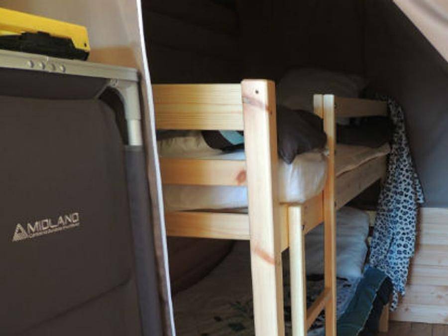 Camping le Domaine de Gajan - Wohnzelt auz holz 4 personen - Safari, 2 Zimmer (ohne Sanitäranlagen) in Boisseron, Montpellier und Umgebung