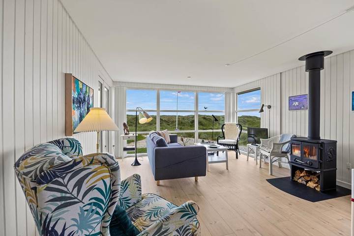 Ferienhaus mit Meerblick für 5 Personen, mit Balkon/Terrasse und Terrasse in Vejers Strand - 2