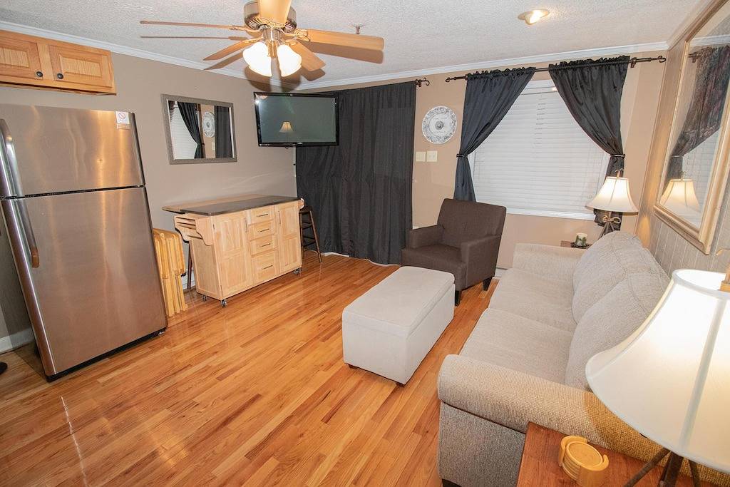 Ganze Wohnung, Keine Köder- Und Schalterpreise | Beinhaltet Parken / Reinigung | 1Br / 1Ba | Schlaf 4 | in Snowshoe, Greenbrier River