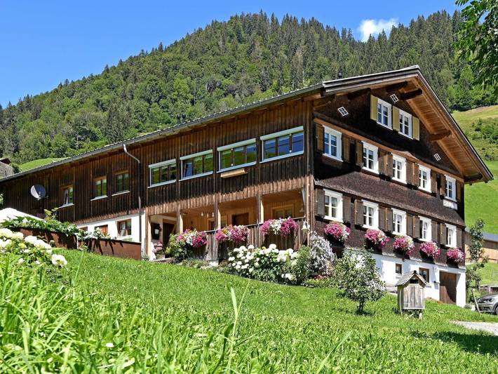 Ferienwohnung für 6 Personen, mit Balkon und Garten sowie Ausblick in Schoppernau - 2