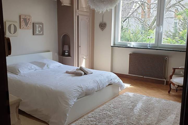 Appartement entier, Gîte meublé de tourisme 170 m2, classé 4*, au calme vue sur rivière in Strasbourg, Région de Strasbourg