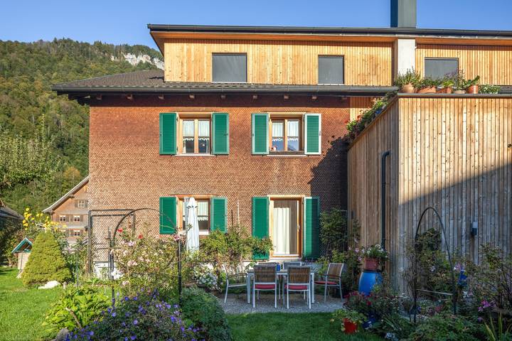 Ganze Wohnung, Ferienwohnung 'Hangspitz' mit Gemeinschaftsgarten und Wi-Fi in Bregenzerwald (Vorarlberg), Mellau