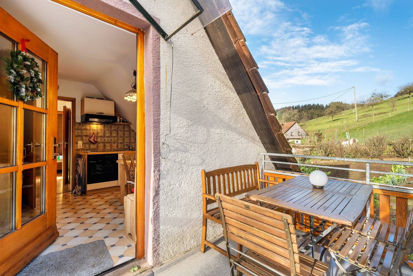 Ganze Wohnung, Ferienwohnung Waldblick" mit Balkon und Terrasse in Elzach, Mittlerer Schwarzwald