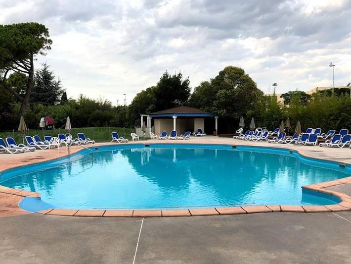 Bungalow pour 2 personnes, avec Bassin pour enfant et Sauna