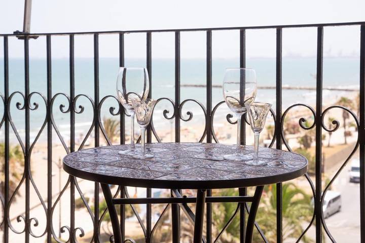 Appartement de vacances pour 4 personnes, avec terrasse et vue