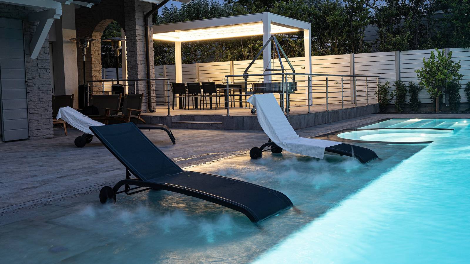 Villa „Sirmione fronte lago“ mit Seeblick, privatem beheiztem Pool und Wlan in Sirmione, Gardasee-Berge