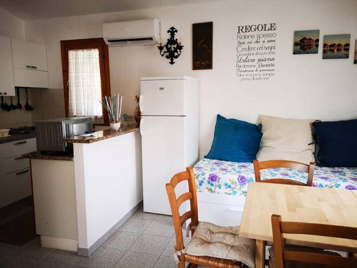 Appartamento per 2 persone, con panorama e giardino in Naregno