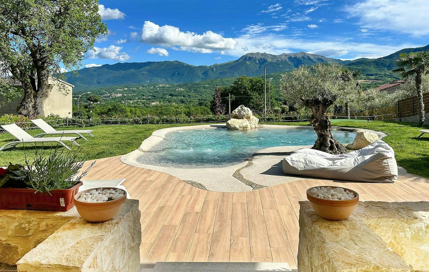 Villa avec piscine, spa dans un cadre verdoyant et dôme étoilé in Santa Maria del Molise, Province d'Isernia
