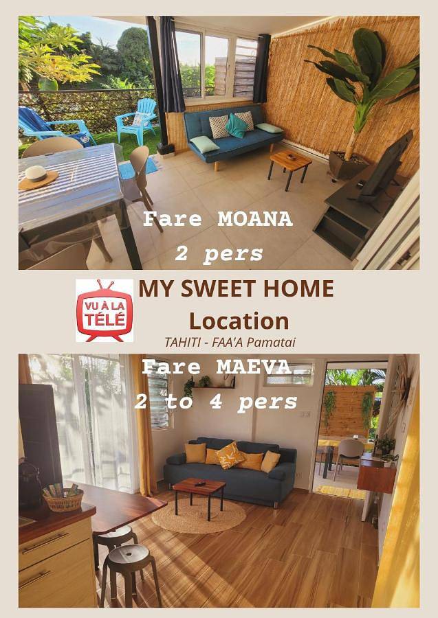 Appartement de vacances pour 4 personnes, avec jardin