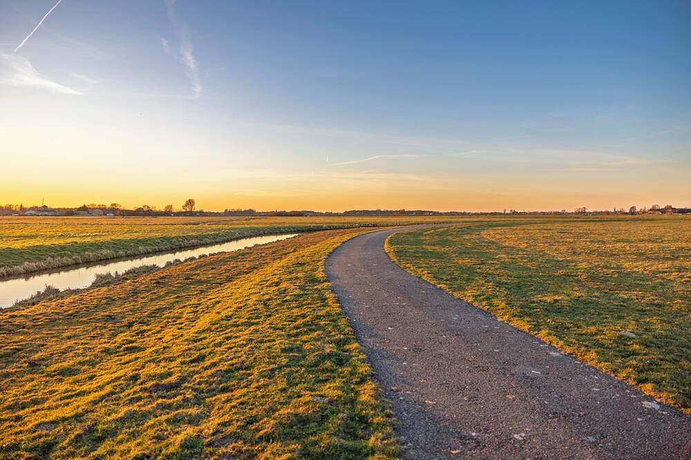 Ganze Wohnung, Unobstructed view of meadow, near Leiden in Warmond, Groene Hart