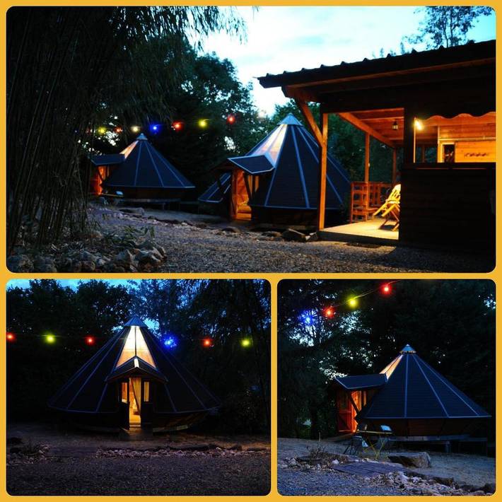 Tente pour 4 personnes, avec terrasse et jardin dans le Tarn - 2