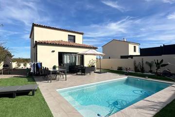 Cottage pour 6 personnes, avec jacuzzi et piscine, animaux acceptés à Florensac