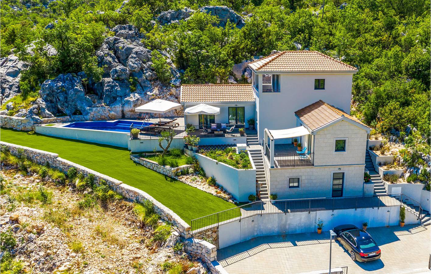 Charmantes Apartment mit Pool, WLAN und Terrasse in der Nähe der Küste von Brsecine in Grad Dubrovnik, Dubrovnik-Neretva