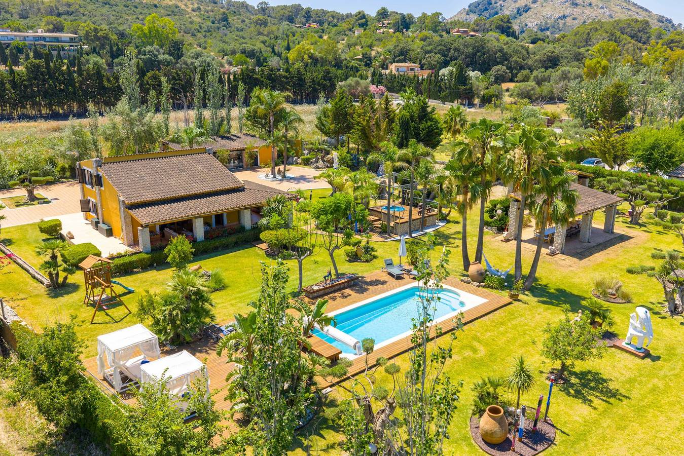 Maison de campagne 'Els Oscols 53' avec vue sur la mer, Wi-Fi et climatisation in Alcúdia, Majorque du Nord