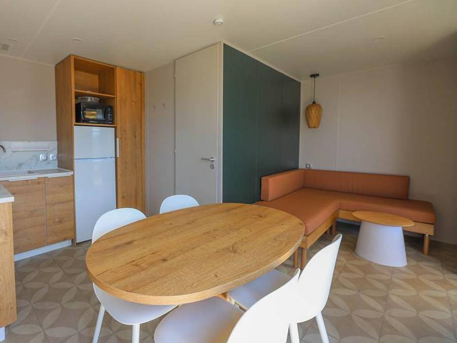 Camping du Moulin de Cantizac  - Mobilhome 6 personas - Casa móvil «Grand Confort» para 4/6 personas, 2 dormitorios + Tv in Séné, Côte des Mégalithes