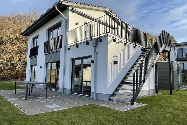 Luxus-Ferienhaus für 6 Personen, mit Sauna und Balkon, mit Haustier