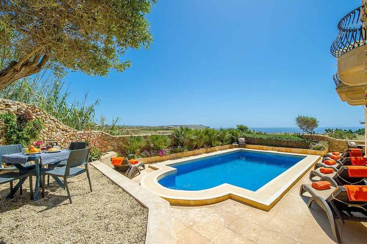 Villa für 7 Personen, mit Garten und Balkon, mit Haustier auf Malta