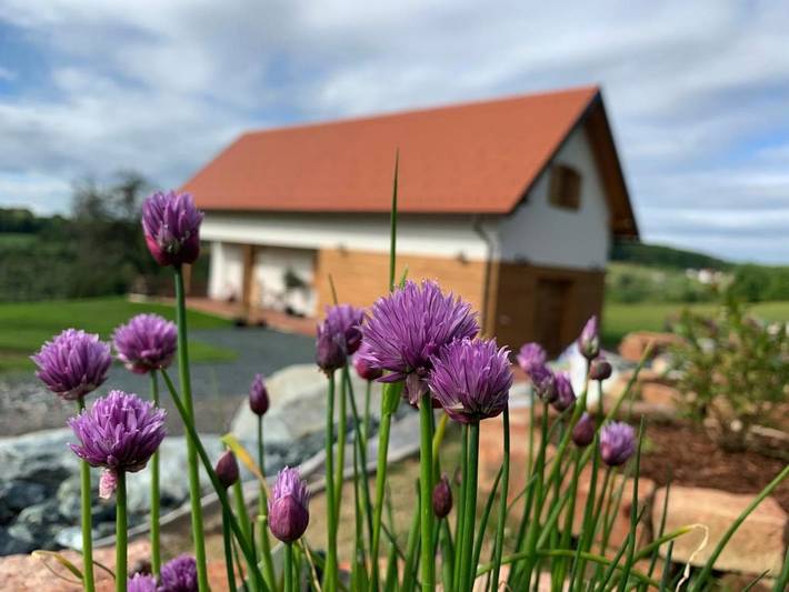 Ferienhaus für 4 Personen, mit Ausblick und Garten