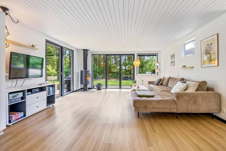 Klassisches Ferienhaus mit Holzofen in Lodberg Hede  in Lodbjerg Hede, Ringkøbing