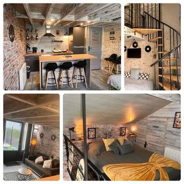 Gîte pour 4 personnes, avec jardin à Mer