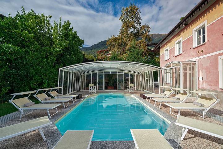 Villa für 10 Personen, mit Seeblick und Garten sowie Terrasse in Pianello del Lario - 4