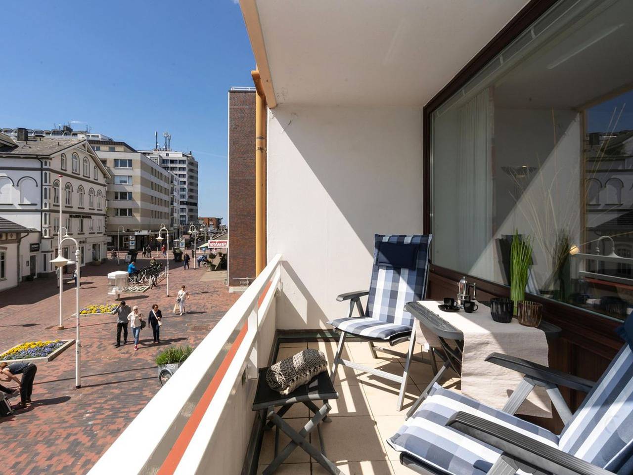 Ganze Ferienwohnung, Strandstraße - Gemütliches, zentrales 1-Zimmer App., strandnah, Balkon, Stellplatz, Wlan. in Westerland, Sylt (Gemeinde)