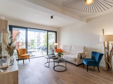 Gîte pour 4 personnes, avec balcon dans Plage du Mauret