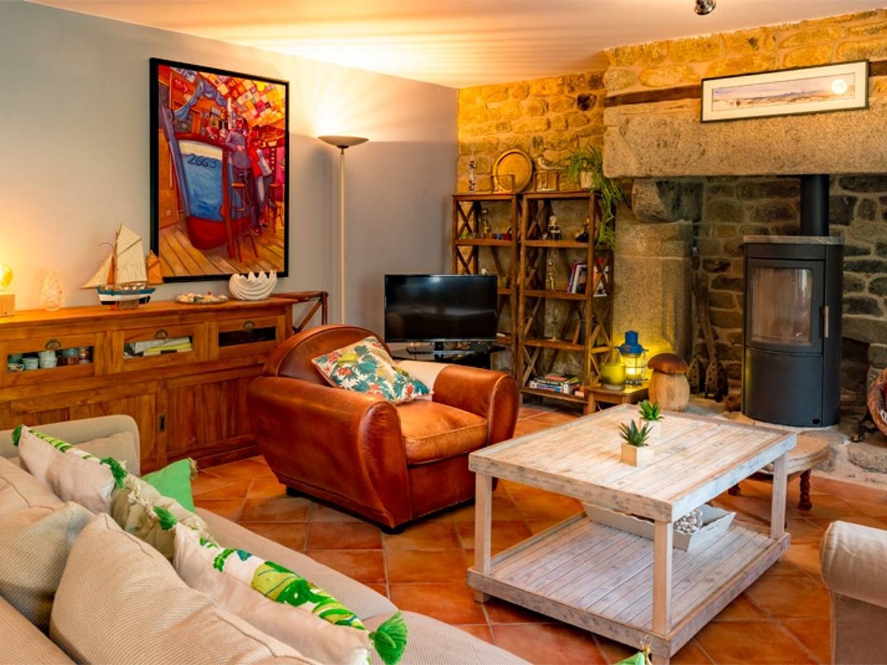 Maison Charmante à Ploemeur - Proche Plages et Campagne - 7 Couchages avec Jardin et Wifi in Ploemeur, Côte des Mégalithes
