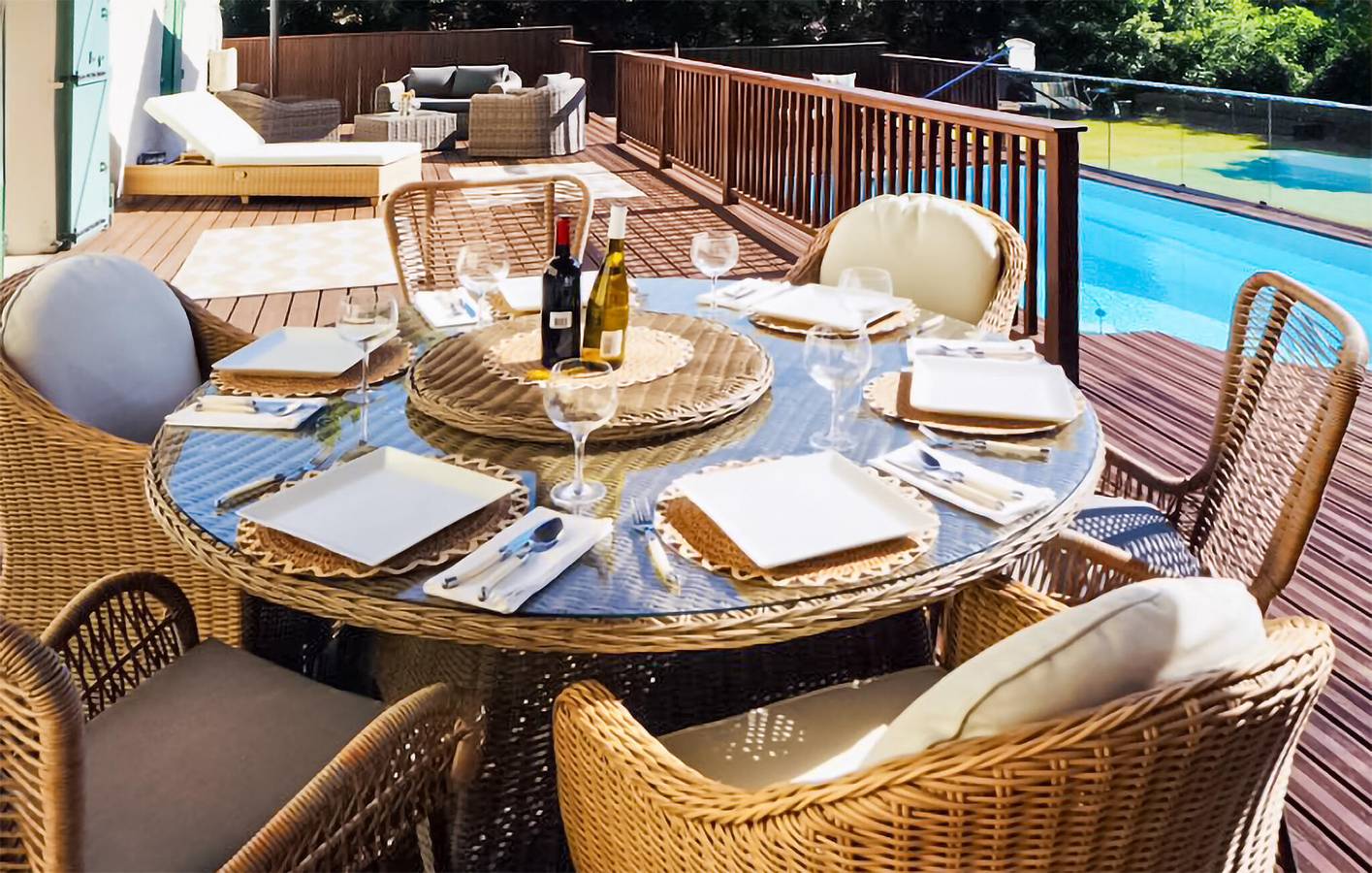 Appartement climatisé avec piscine et parking, à 1,5 km de la rivière in Périgord Blanc