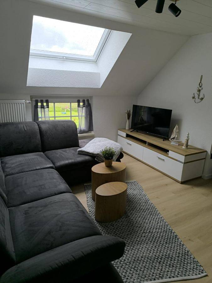 Ferienwohnung für 4 Personen, mit Garten und Ausblick