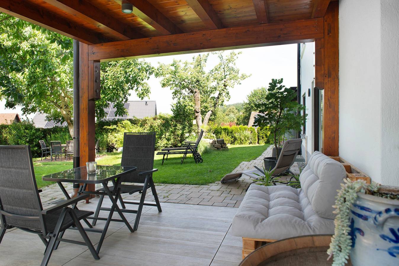 Geheel appartement, Appartement 'Fewo Fuchs' met privé terras, gedeelde tuin en Wi-Fi in Salem, Region Bodensee-Oberschwaben