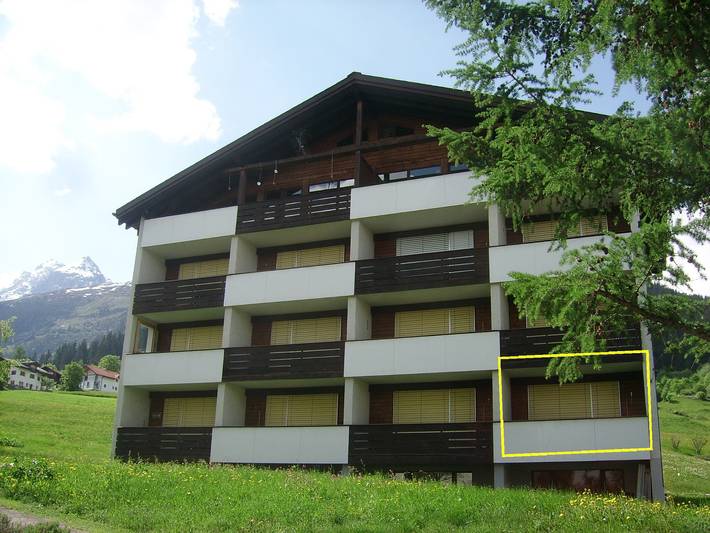 Ganze Ferienwohnung, Ferienwohnung Gabriela 21 Defuns, Brigels - 2 Zimmer Ferienwohnung für max. 4 Pers. im Eg in Brigels, Alpenarena