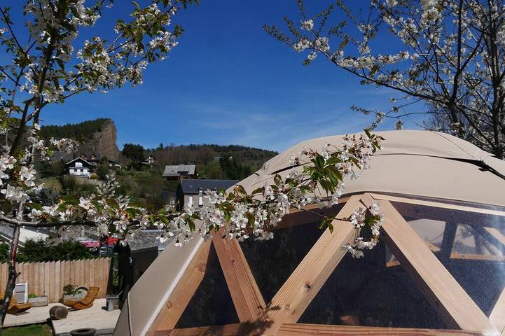 Cabane en bois pour 2 personnes à Chambon-sur-Lac - 3