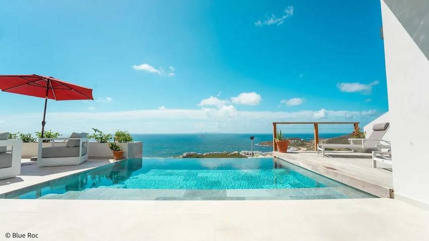 Villa pour 6 personnes, avec terrasse et piscine dans Saint Martin