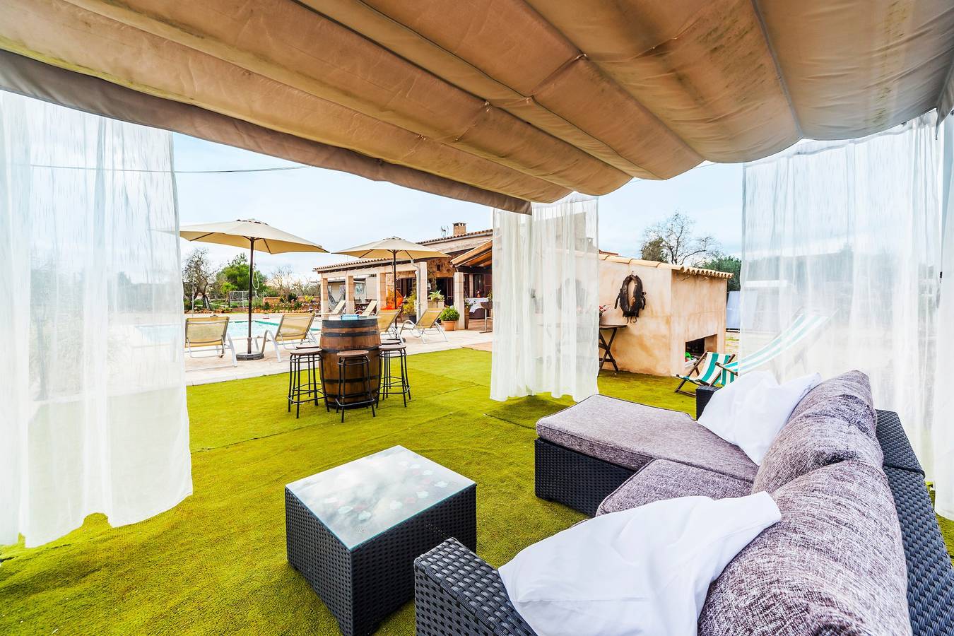 Eingebettet in die Natur und mit Pool - Finca Esplendor in Campos, Mallorca Süden