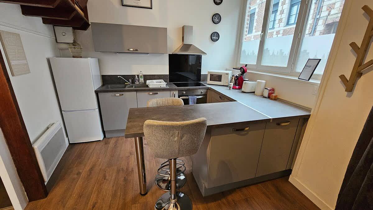 Studio entier, Old Arras studio avec mezzanine in Arras, Région d'Arras