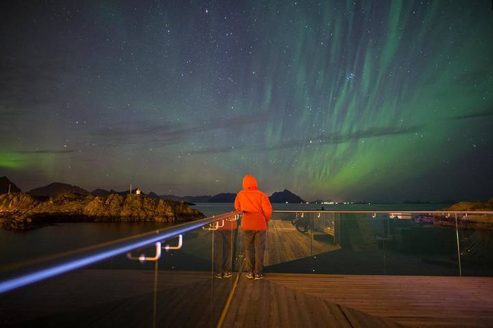 Chalet für 11 Personen, mit Balkon und Ausblick auf den Lofoten - 4