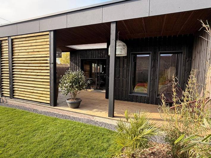 Gîte pour 2 personnes, avec terrasse ainsi que jardin et jacuzzi à Marck - 4