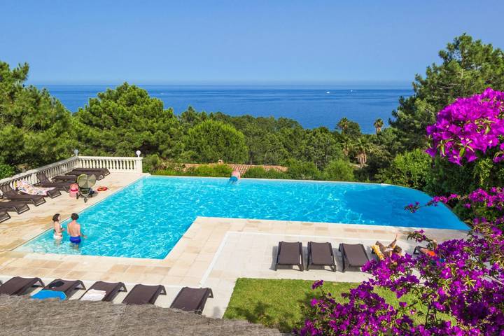 Maison de vacances pour 4 personnes, avec Terrasse ainsi que Jardin et Piscine à Sari-Solenzara