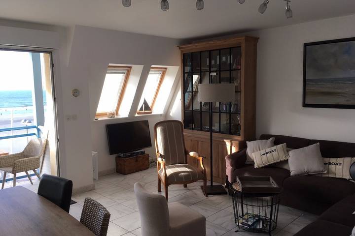 Appartement de vacances pour 4 personnes, avec terrasse à Wimereux