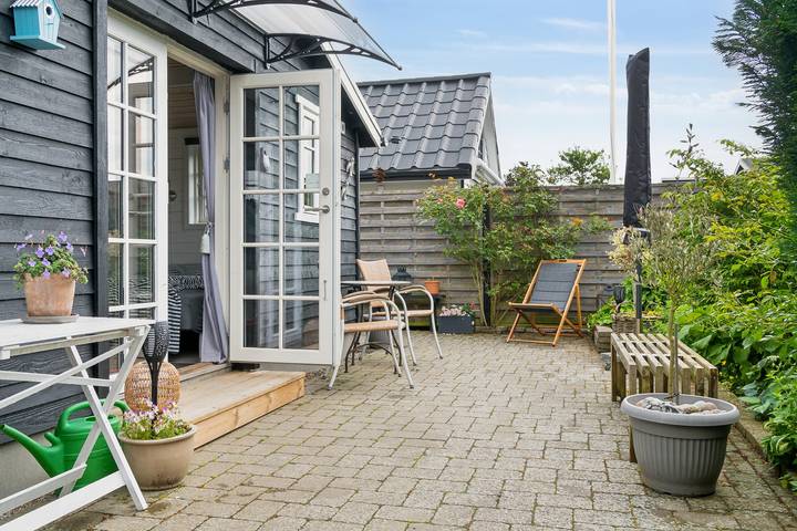 Chalet für 4 Personen, mit Garten auf Seeland