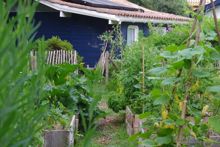 Maison de vacances pour 4 personnes, avec jardin dans les Landes