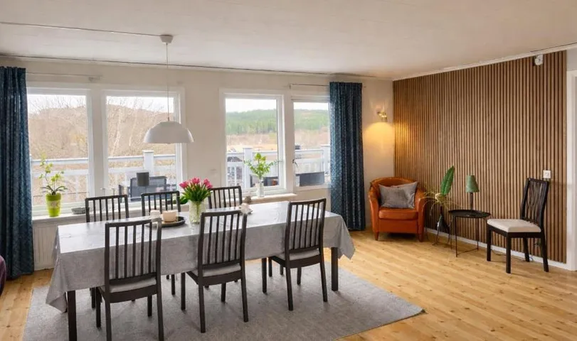 Ferienhaus für 9 Personen, mit Ausblick und Seeblick sowie Garten und Sauna, mit Haustier - 1